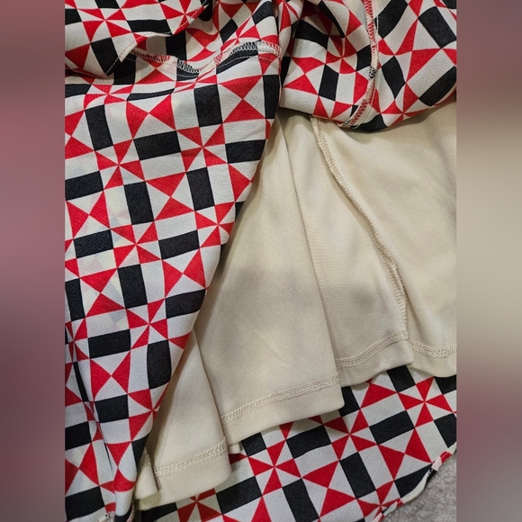 EVA FRANCO Anthropologie Geometric Patterned Halter Dress. Size M - Picture 14 of 15